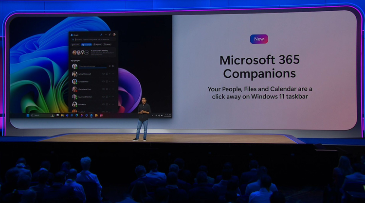 Med appen Microsoft 365 Companions kan ...