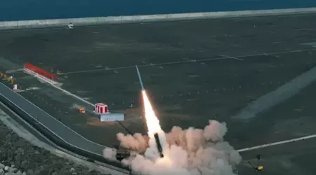 Turkiet testar framgångsrikt den ballistiska missilen Tayfun, som nu kan flyga 560 km