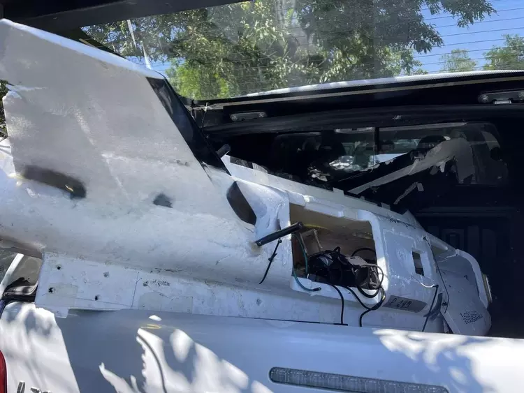 En Herbera med en transponder sköts ...