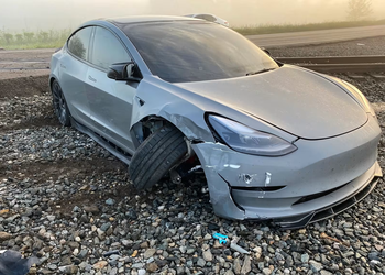 En Tesla-bil kände inte igen ett ...