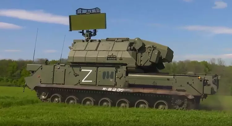 En FPV-drönare träffade en avfyrningsramp för ...