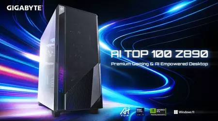 GIGABYTE presenterar AI TOP 100 Z890 PC med Intel Ultra 9-processor och RTX 5090-grafik för maximal arbetsbelastning