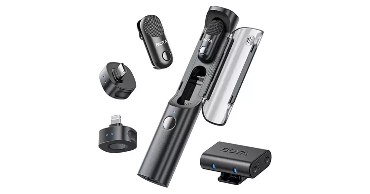 BOYA Magic - AI-mikrofon-transformator 4-i-1 med ...