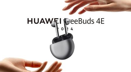 Huawei FreeBuds 4E 2024: trådlösa hörlurar med aktiv brusreducering och 26 timmars batteritid för $ 100