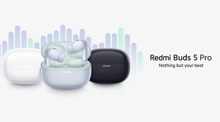 Redmi Buds 5 Pro: varumärkets flaggskepp True Wireless öronsnäckor för $ 78