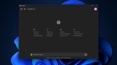 ChatGPT-appen för Windows är nu tillgänglig för alla utan kostnad