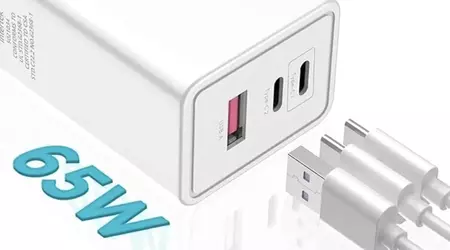 HTC presenterade en GaN-laddare med tre USB-portar och 65 W effekt för 30 USD