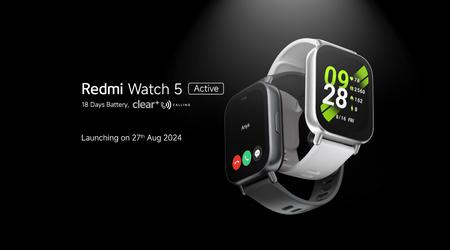 Xiaomi kommer att presentera smartklockan Redmi Watch 5 Active den 27 augusti