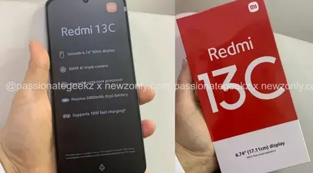 Redmi 13C 4G i grön färg, med trippelkamera och 6,71-tums skärm har dykt upp på bilder