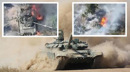 Ukrainsk FPV-drönare förstörde en rysk T-90 stridsvagn värd 2,5 miljoner dollar i export för 500 dollar