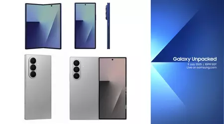 Samsung Galaxy Z Fold 7 i den officiella paletten: nästan utan veck, men med en blixtrande kamera