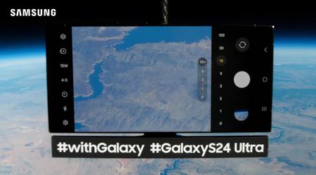 Samsung har skickat upp flaggskeppet Galaxy S24 Ultra i rymden