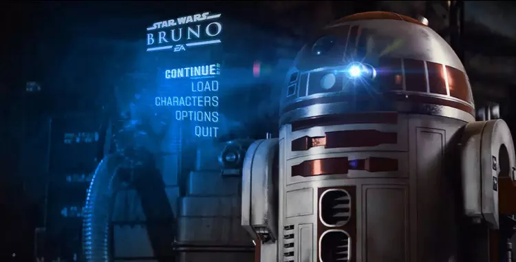 De första skärmdumparna av Star Wars ...