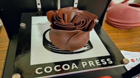 Choklad utskriven på en 3D-skrivare i USA 