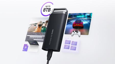 Samsung T5 EVO: SSD-enhet med upp till 8 TB kapacitet och överföringshastigheter på upp till 460 MB/sekund