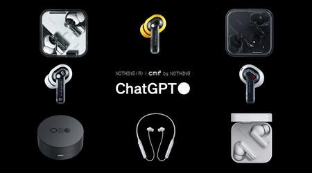 Nothing Ear (1), Nothing Ear (stick), Nothing Ear (2), CMF Neckband Pro och CMF Buds Pro har fått ChatGPT-integration