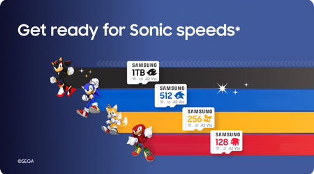 Samsung och SEGA lanserar Sonic the Hedgehog PRO Plus-serien med minneskort