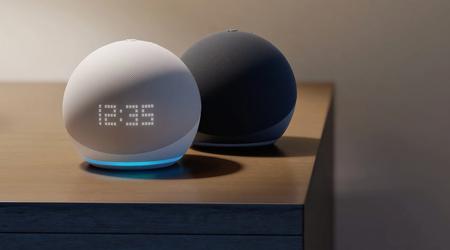 Amazon Echo Dot (5 Gen) med rörelsesensor och inbyggd klocka säljs med 20 USD rabatt