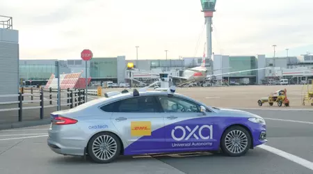 DHL och Oxa testar självkörande fordon på Heathrow Airport