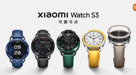 Xiaomi Watch S3 - AMOLED-skärm, utbytbar ram, eSIM och HyperOS-operativsystem till ett pris av 135 USD