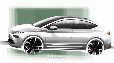 De första designskisserna av den uppdaterade Škoda Enyaq och Enyaq Coupé med Modern Solid-design har visats