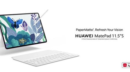Huawei MatePad 11.5 S: 144 Hz-skärm med PaperMatte-teknik, 8 800 mAh-batteri och en prislapp på 399 euro