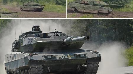 Ukrainas väpnade styrkor visar första videon av svenska Stridsvagn 122