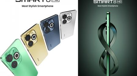 Infinix Smart 8 HD är en budget-smartphone för 75 USD med Apple iPhone 15 Pro-design