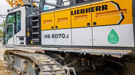 Liebherr-Werk Nenzing konverterar sina maskiner från diesel till syntetiskt framställt HVO-bränsle