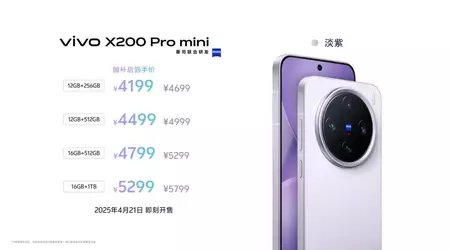 Vivo presenterar X200 Pro Mini i ny ljuslila färg med Zeiss-kameror