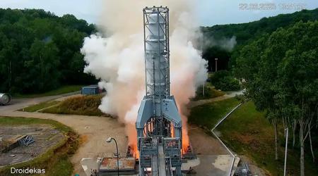 ArianeGroup genomför det första avfyrningstestet av Europas lovande återanvändbara Prometheus-raket