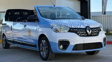 Renault har förvandlat en skåpbil till en konstig cabriolet-limousine för fabriksbesök