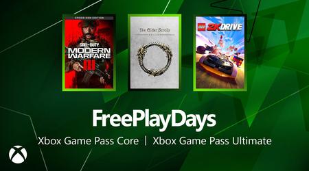 Call of Duty MW3, TES Online och LEGO 2k Drive är tillgängliga för Xbox ecosystem-användare som en del av Free Play Days