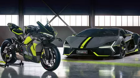 Ett nytt samarbete mellan Ducati och Lamborghini - sportcykeln Panigale V4 Lamborghini