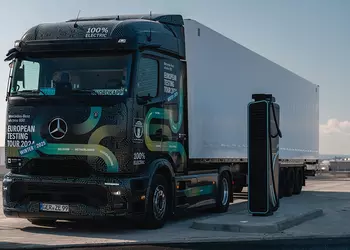 Mercedes eActros 600 elektrisk lastbil siktar ...