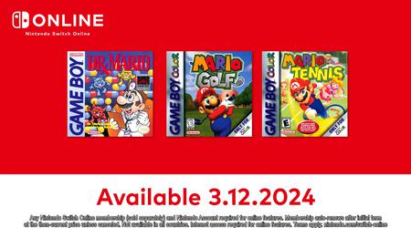 Den 12 mars kommer Nintendo Switch Online-katalogen att utökas med tre Mario-projekt från Game Boy-eran