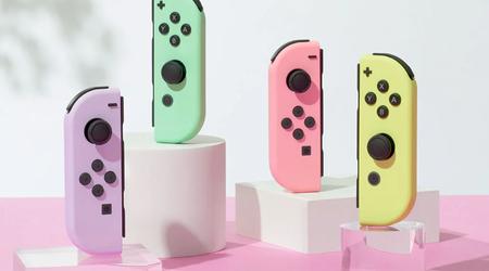 Nintendo har presenterat nya pastellfärgade Joy-Con-kontroller