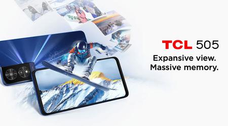 TCL 505: budget-smartphone med 90Hz-skärm, MediaTek Helio G36-chip och 5010mAh-batteri