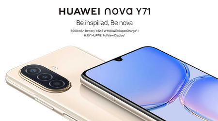 Huawei Nova Y71: 6,75-tums skärm, 48 MP kamera och 6000 mAh batteri