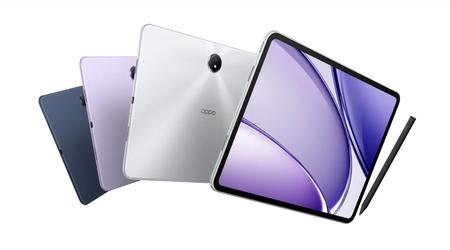 Den nya surfplattan Oppo Pad 3 med Dimensity 8350 och lila färg lanseras den 25 november