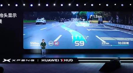 Xpeng och Huawei har förvandlat en bilruta till en gigantisk förstärkt verklighetsdisplay