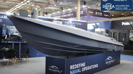 Ukrainsk ytdrönare Seawolf presenterad i Grekland