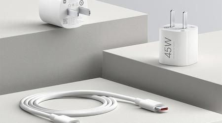 Xiaomi har presenterat en 45W GaN-laddare med en medföljande USB-C-kabel och en prislapp på $8