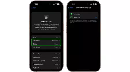 WhatsApp kan nu väljas som standardapp för samtal och meddelanden på iPhone