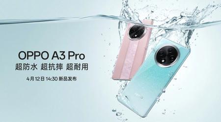 Nu är det officiellt: OPPO A3 Pro kommer att göra sin debut den 12 april