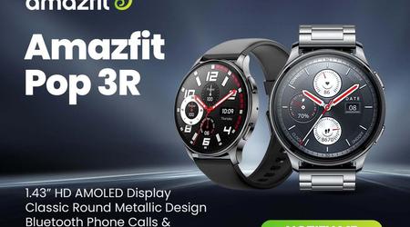 Amazfit Pop 3R: Prisvärd smartwatch med SpO2-sensor och 12 dagars batteritid för 42 USD