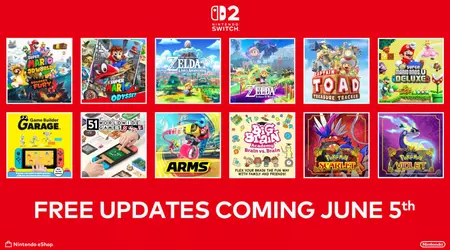 Nintendo kommer att erbjuda Switch 2-köpare en gratis uppdatering till tolv av sina egna spel
