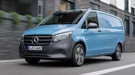 Mercedes-Benz skåpbil eVito har ett nytt batteri och en ökad räckvidd på 480 kilometer