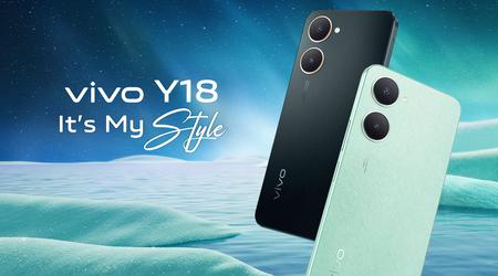 vivo Y18: en smartphone med 90Hz skärm, IP54 vattentålighet och Android 14 för $ 104