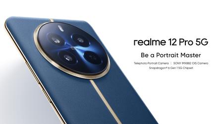 Realme 12 Pro: OLED-skärm, Snapdragon 6 Gen 1-processor, 5000 mAh batteri med 67W laddning och 50 MP kamera med OIS för $310